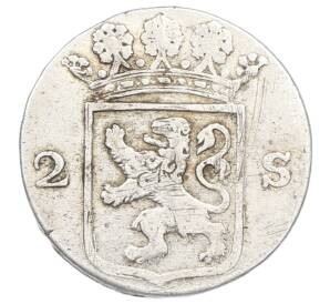 2 стювера 1791 года Нидерланды — Фото №2