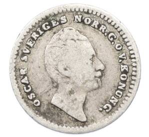 1/32 риксдалера спесие 1852 года AG Швеция — Фото №2