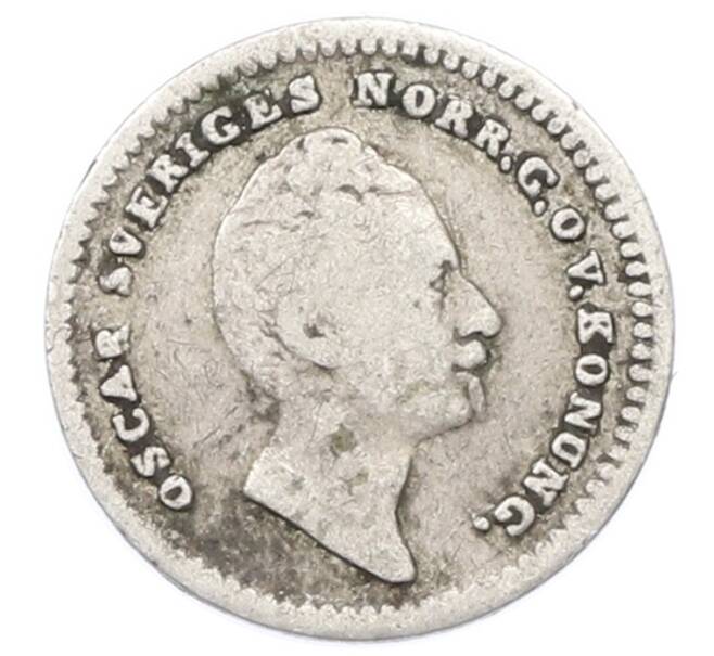 Монета 1/32 риксдалера спесие 1852 года AG Швеция (Артикул: K10-11217) — Фото №2