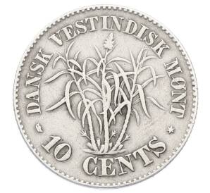 10 центов 1862 года Датская Вест-Индия — Фото №1