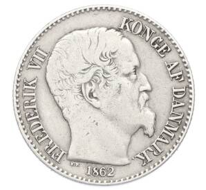 10 центов 1862 года Датская Вест-Индия — Фото №2