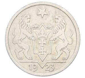 1 гульден 1923 года Данциг — Фото №2