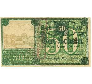 50 геллеров 1920 года Австрия — Клаузен-Леопольдсдорф (Нотгельд) — Фото №1