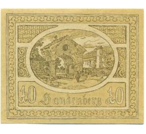 10 геллеров 1920 года Австрия — Ханденберг (Нотгельд) — Фото №1