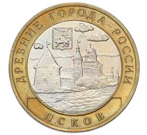 10 рублей 2003 года СПМД «Древние города России — Псков»