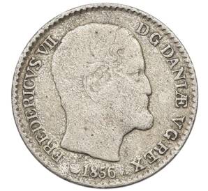 4 скиллинга 1856 года Дания — Фото №2