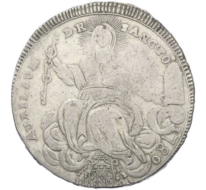 Монета 1 скудо 1780 года Папская область (Артикул: K2-0770) — Фото №1