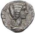 Монета Денарий 193-211 года Римская Империя — Юлия Домна (Супруга Септимия Севера) (Артикул: K2-0773) — Фото №1