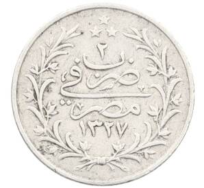 1 кирш 1910 года (АН 1327/2) Египет — Фото №1