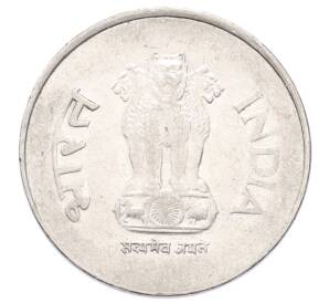 1 рупия 2002 года Индия — Фото №2