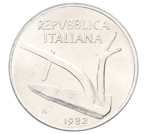 10 лир 1982 года Италия — Фото №1