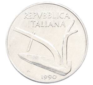 10 лир 1990 года Италия — Фото №1