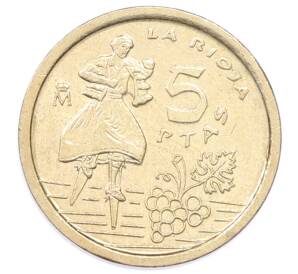 5 песет 1996 года Испания «Риоха» — Фото №1