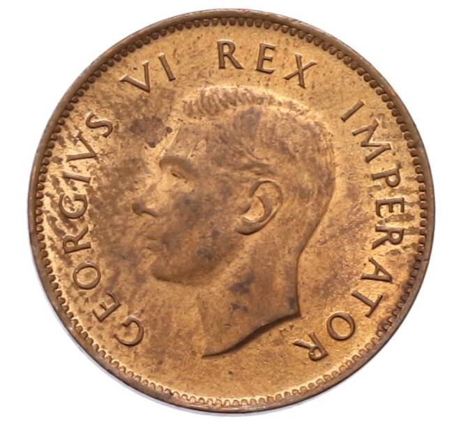 Монета 1/4 пенни 1943 года Британская Южная Африка (Артикул: K1-7093) — Фото №2