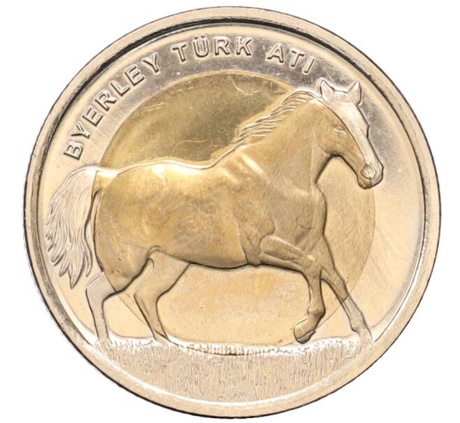 Монета 1 лира 2014 года Турция «Байерли Тюрк» (Артикул: K1-7131) — Фото №1
