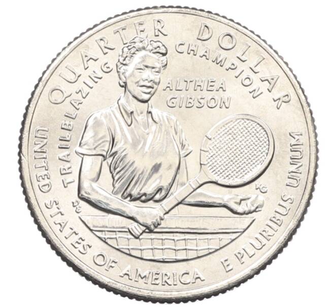 Монета 1/4 доллара (25 центов) 2025 года P США «Американские женщины — Алтея Гибсон» (Артикул: M2-91845) — Фото №1