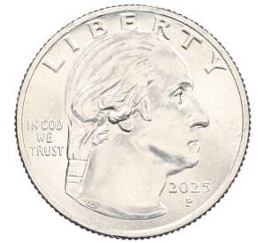1/4 доллара (25 центов) 2025 года P США «Американские женщины — Алтея Гибсон» — Фото №2