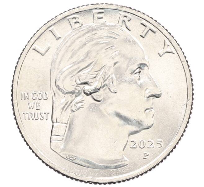 Монета 1/4 доллара (25 центов) 2025 года P США «Американские женщины — Алтея Гибсон» (Артикул: M2-91845) — Фото №2