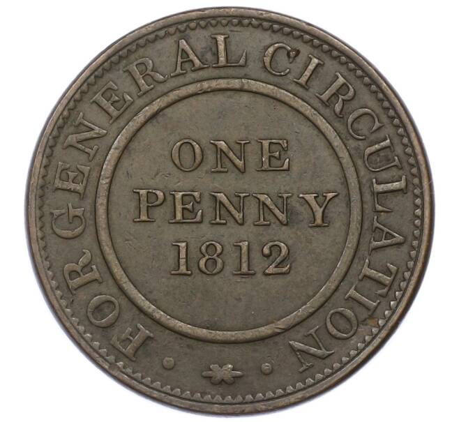 Токен 1 пенни 1812 года Великобритания «Бирмингем и Уорикшир» (Артикул: K10-11270) — Фото №1