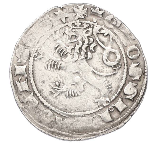 Монета 1 грош 1310-1346 года Богемия — Иоганн Люксембургский (Артикул: K10-11289) — Фото №2