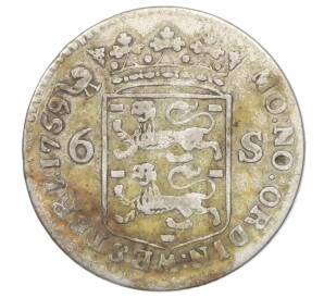 6 стюверов 1759 года Нидерланды — Фото №1