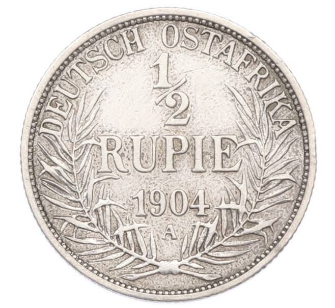 Монета 1/2 рупии 1904 года A Германская Восточная Африка (Артикул: K10-11297) — Фото №1
