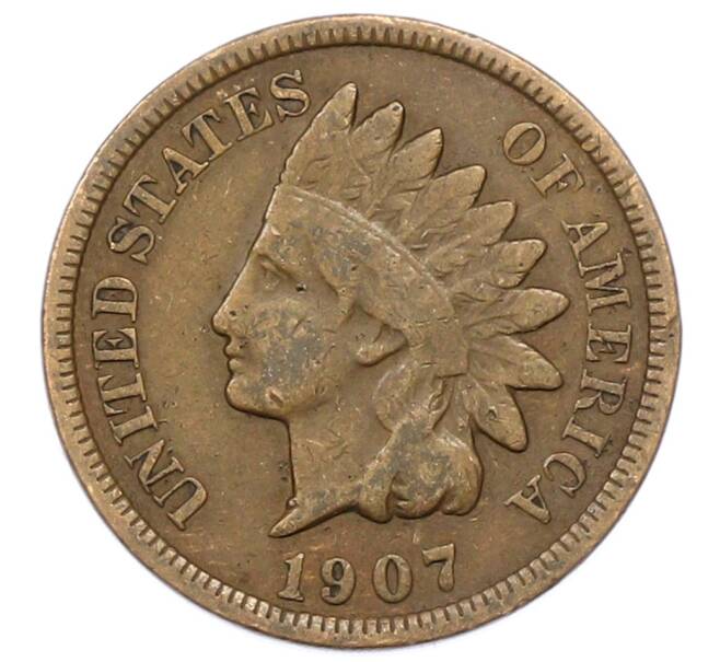 Монета 1 цент 1907 года США (Артикул: K12-75610) — Фото №1