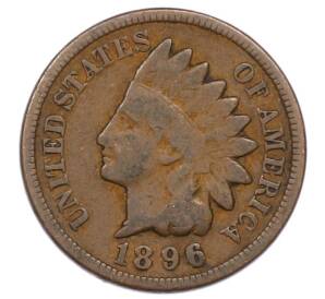 1 цент 1896 года США — Фото №1