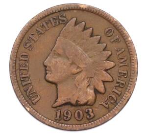 1 цент 1903 года США — Фото №1