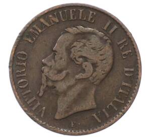 1 чентезимо 1867 года M Италия — Фото №2