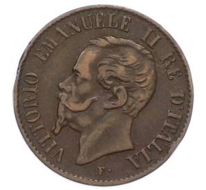 1 чентезимо 1867 года M Италия — Фото №2