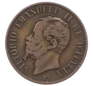 1 чентезимо 1867 года M Италия — Фото №2