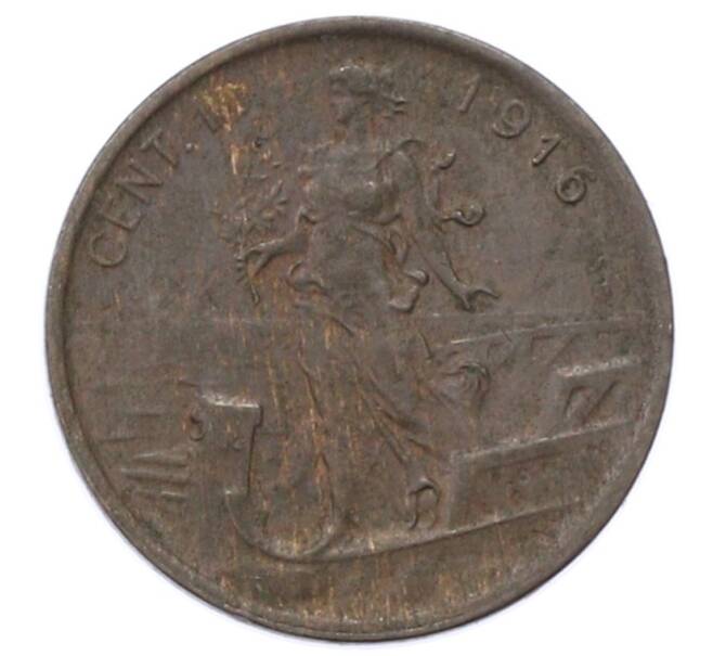 Монета 1 чентезимо 1916 года Италия (Артикул: M2-91880) — Фото №1