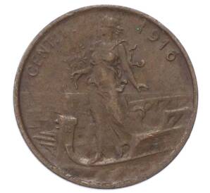 1 чентезимо 1916 года Италия — Фото №1