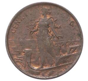 1 чентезимо 1916 года Италия