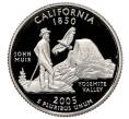 Монета 1/4 доллара (25 центов) 2005 года S США «Штаты и территории — Штат Калифорния» (Артикул: M2-91921) — Фото №1