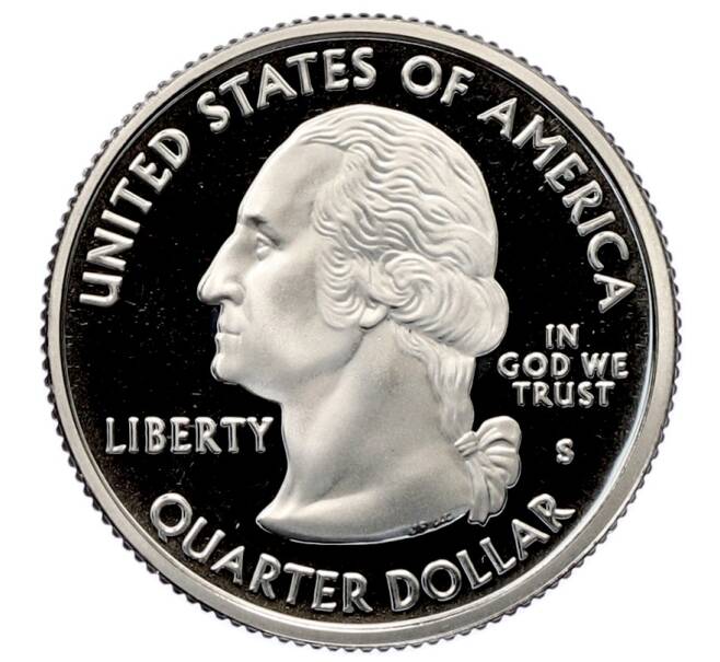 Монета 1/4 доллара (25 центов) 2005 года S США «Штаты и территории — Штат Калифорния» (Артикул: M2-91921) — Фото №2