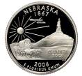 Монета 1/4 доллара (25 центов) 2006 года S США «Штаты и территории — Небраска» (Артикул: M2-91923) — Фото №1