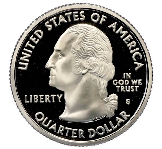 Монета 1/4 доллара (25 центов) 2006 года S США «Штаты и территории — Небраска» (Артикул: M2-91923) — Фото №2