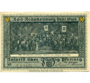 50 пфеннигов 1921 года Германия — Бад-Бланкенбург (Нотгельд)
