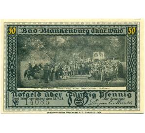 50 пфеннигов 1921 года Германия — Бад-Бланкенбург (Нотгельд)