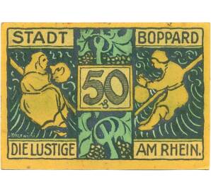 50 пфеннигов 1921 года Германия — Боппард (Нотгельд) — Фото №2