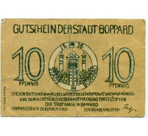 10 пфеннигов 1920 года Германия — Боппард (Нотгельд)