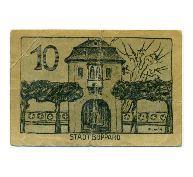 Банкнота 10 пфеннигов 1920 года Германия — Боппард (Нотгельд) (Артикул: K10-11357) — Фото №2