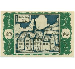 10 пфеннигов 1921 года Германия — Брансуик (Нотгельд) — Фото №1