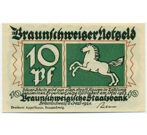 10 пфеннигов 1921 года Германия — Брансуик (Нотгельд) — Фото №2