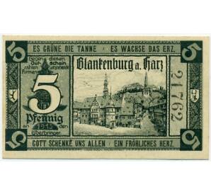 5 пфеннигов 1920 года Германия — Бланкенбург (Нотгельд)