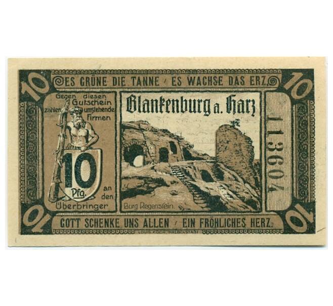Банкнота 10 пфеннигов 1920 года Германия — Бланкенбург (Нотгельд) (Артикул: K10-11400) — Фото №1
