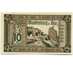 10 пфеннигов 1920 года Германия — Бланкенбург (Нотгельд)