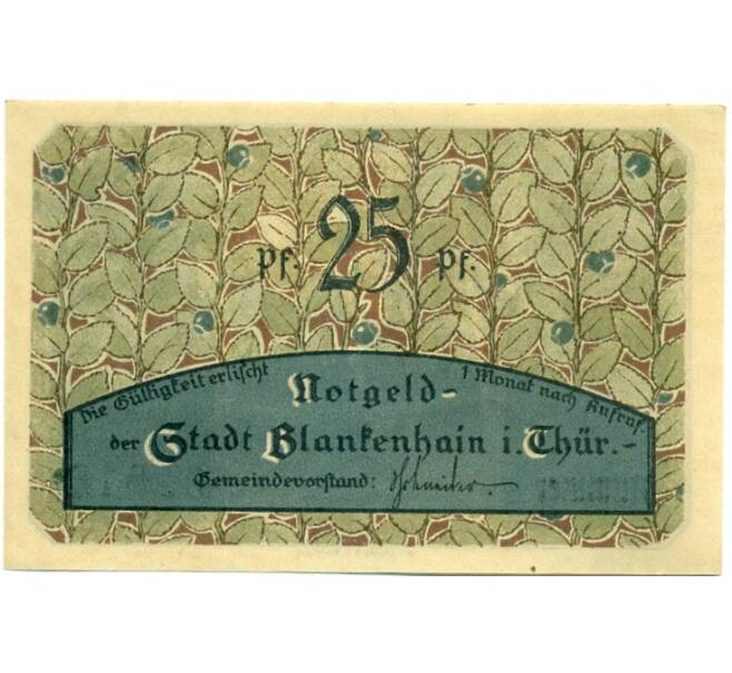 Банкнота 25 пфеннигов 1921 года Германия — Бланкенхайн (Нотгельд) (Артикул: K10-11426) — Фото №2
